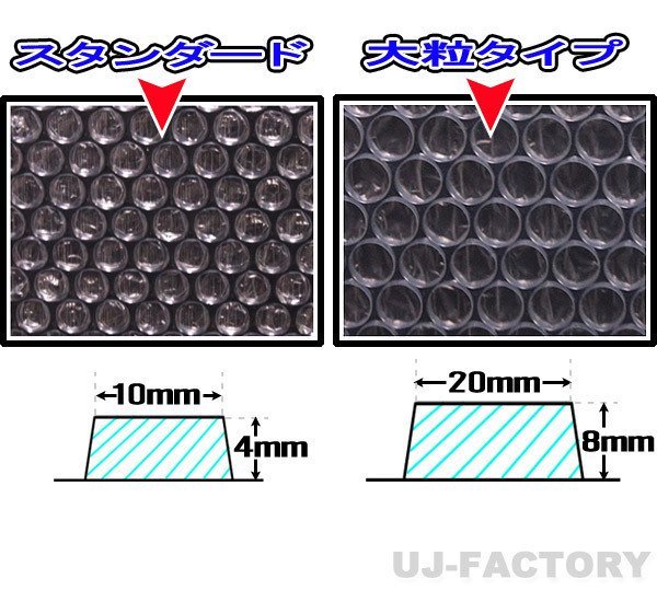 【送料無料！/法人様・個人事業主様】★川上産業/大粒プチ (d60) 1200mm×20ｍ 3本セット・プチプチ/ロール・シート/エアキャップ_画像2