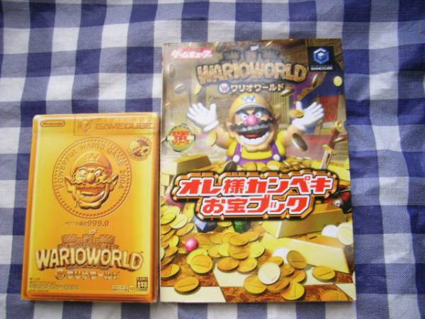 ＧＣ　ワリオワールド　オレ様カンペキお宝ブック　攻略本　セット　ガイド Wario World Ore-sama kanpeki otakara Perfect Treasure Book
