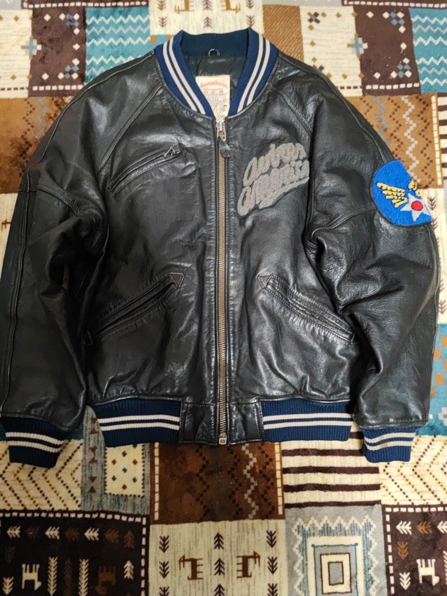AVIREX ヴィンテージレザースタジャン | indigagroup.com