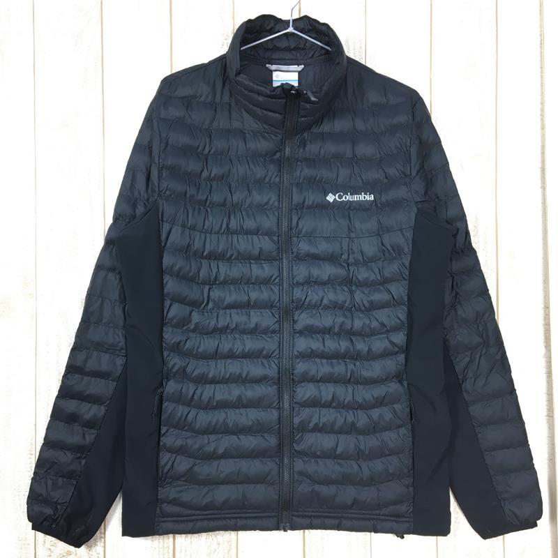 MENs M コロンビア パウダー パス ジャケット POWDER PASS JACKET インサレーション COLUMBIA EO0960 ブラッ_画像1