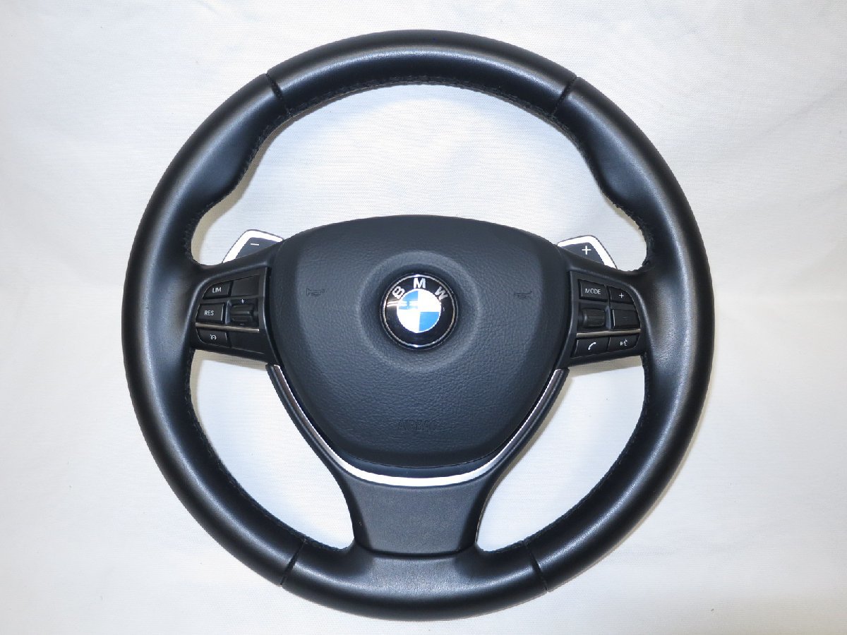  редкий! лопасть есть!F06 BMW оригинальный кожа рулевой механизм руль подушка безопасности подушка безопасности покрытие 32336867280 33678382704 F10 контрольный номер (W-ZX23)