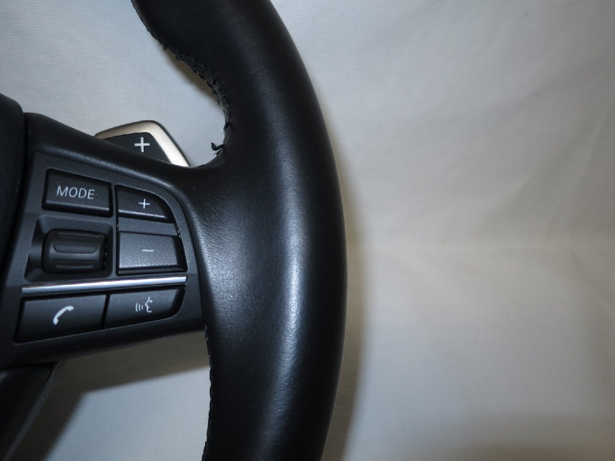  редкий! лопасть есть!F06 BMW оригинальный кожа рулевой механизм руль подушка безопасности подушка безопасности покрытие 32336867280 33678382704 F10 контрольный номер (W-ZX23)