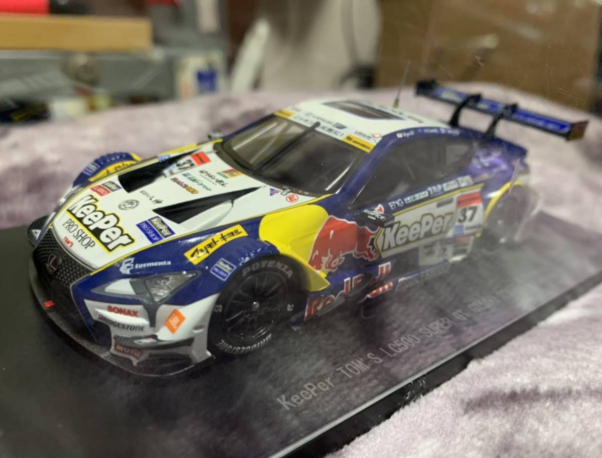 1/43 エブロ レクサス LC500 キーパー トムス スーパーgt gt500 2017 ...