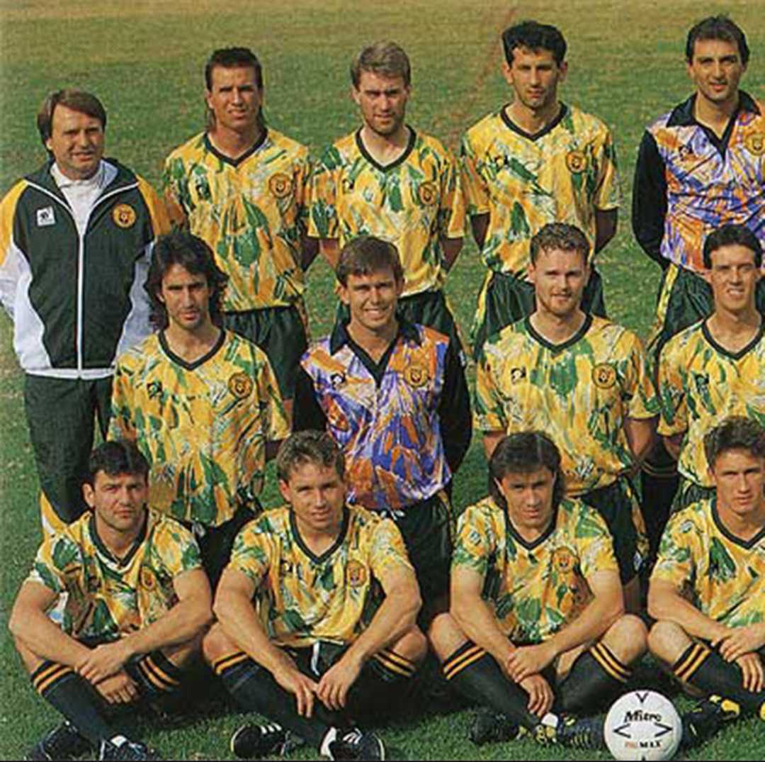 値下げ交渉 1991年 オーストラリア代表 丸形エンブレム KINGROO MADE IN AUSTRALIA 検/ASIA WC WORLD CUP アジアカップ ワールドカップ Y2K_画像7