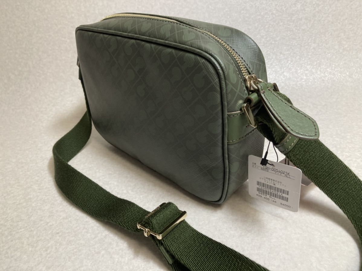  new goods Gherardini (.) shoulder bag small .. green group Italy made unisex also regular price 5.9 ten thousand jpy 