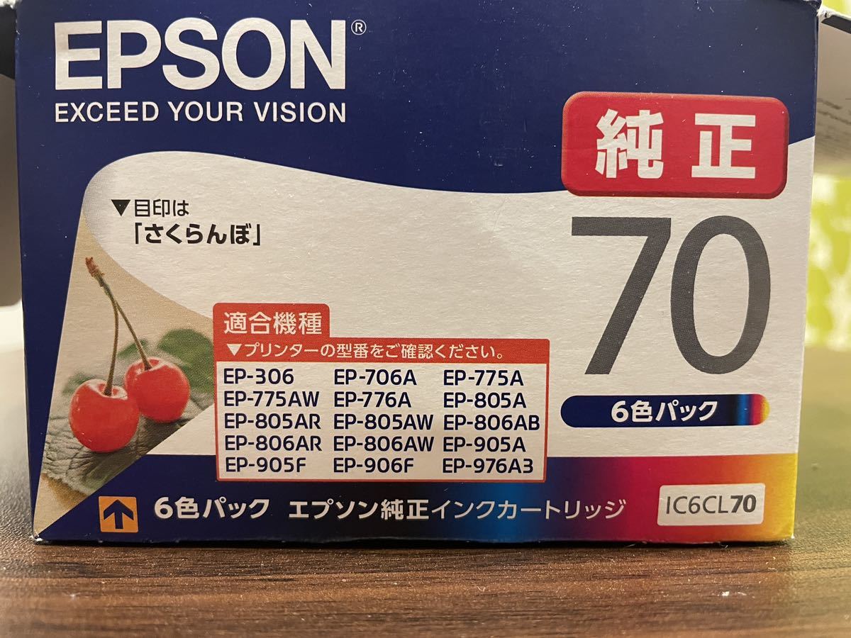 ヤフオク! - EPSON 純正インク さくらんぼ (IC6CL70) 3