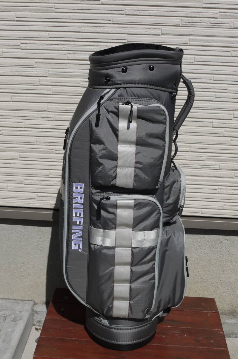 新品!!BRIEFING ブリーフィング キャディバッグ CR-6 灰色 新品!!BRIEFING ブリーフィング キャディバッグ CR-6 灰色