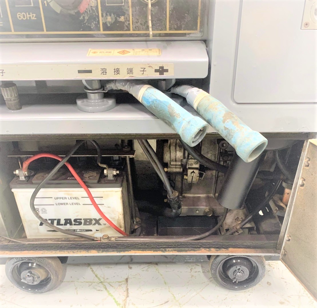新ダイワ やまびこ ガソリン エンジン溶接機 セット付 キャプタイヤコード 30m EW130