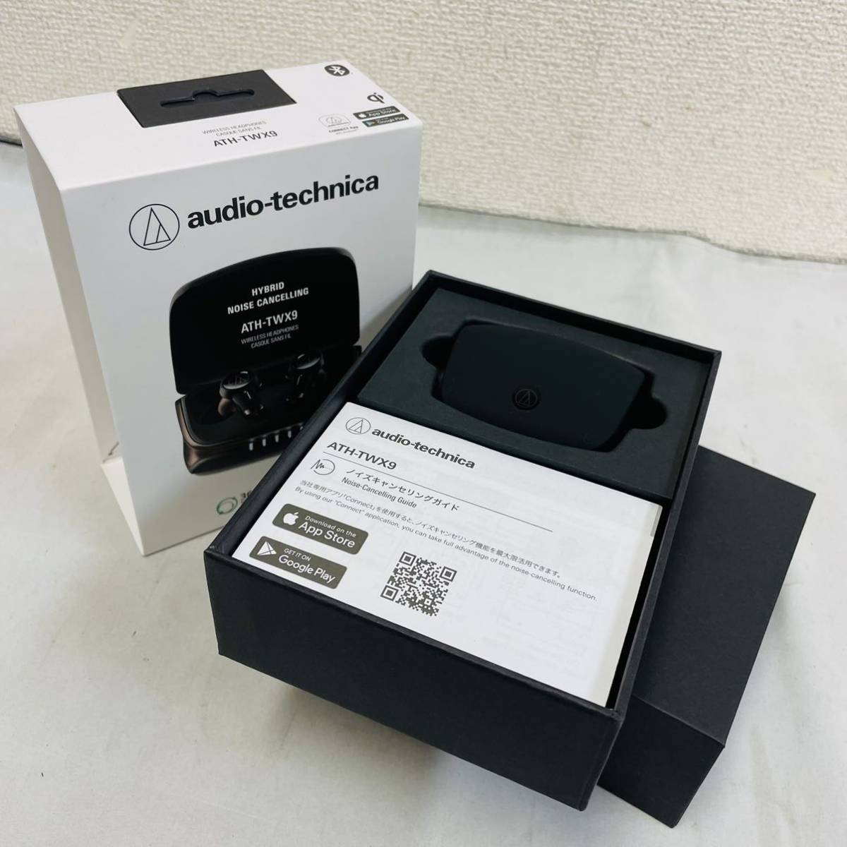 無料長期保証 audio-technica 完全ワイヤレスイヤホン ATH-TWX9 ノイズ