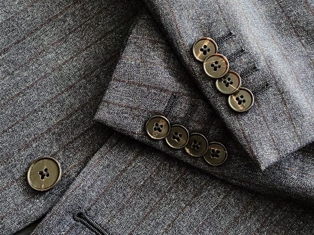 秋冬 ARMANI COLLEZIONI size50 イタリア製 ウールスーツ メンズ ジャケット パンツ セットアップ ジョルジオアルマーニ コレッツォーニ_画像5