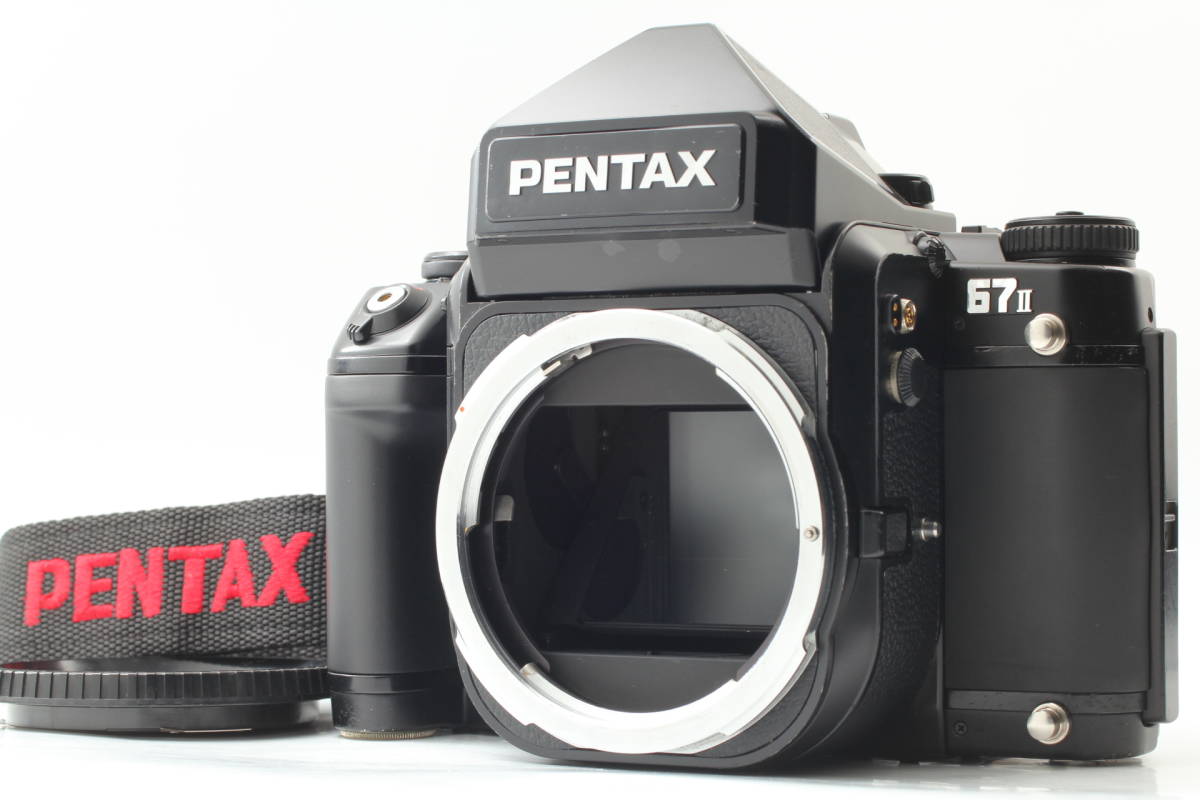 【美品】PENTAX 67II AE Finder Medium Format Film Camera ペンタックス 452@1A
