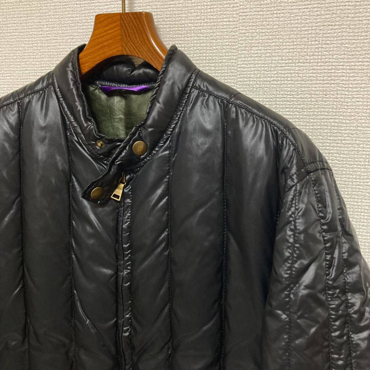 良品 Paul Smith ポールスミス ダウン ライダース ジャケット XL 良品 Paul Smith ポールスミス ダウン ライダース ジャケット XL