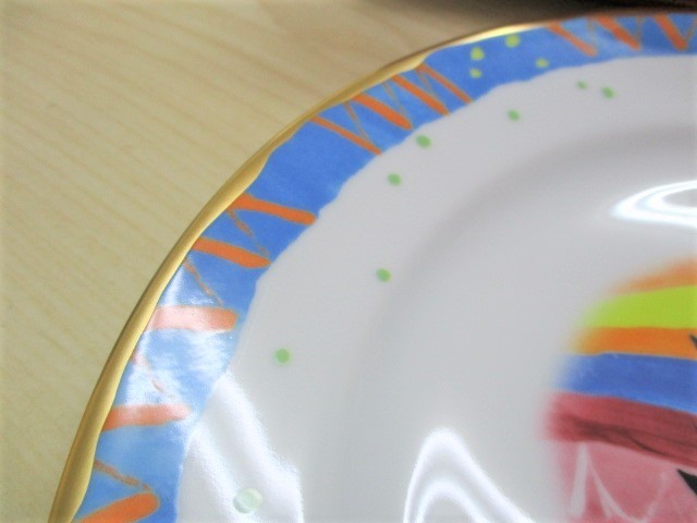 新品　ドイツ　 ゲーベル社　ロジーナウォクトマイスター　21cmプレート　皿　猫　ねこ　ネコ　arcobaleno_画像7