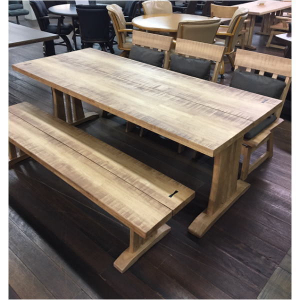 けできませ 和風 木製 おしゃれなダイニングテーブルセット テーブル ベンチ チェア 送料無料 6人掛け 郷 ナチュラル色 あくまで