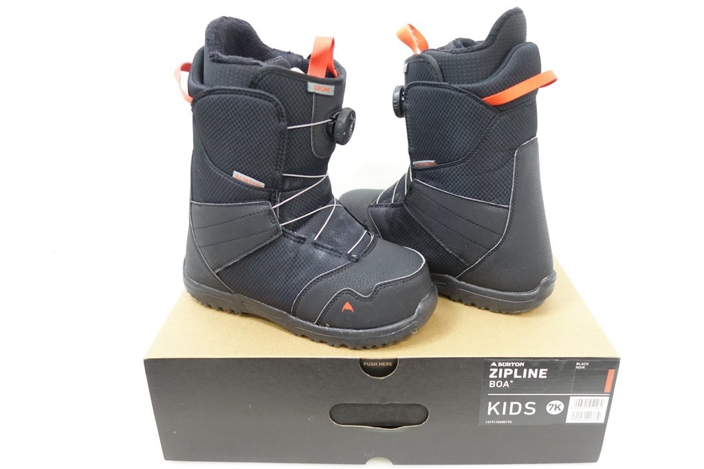 中古 子ども用 19/20 BURTON ZIPLINE BOA KIDS 24cm スノーボード