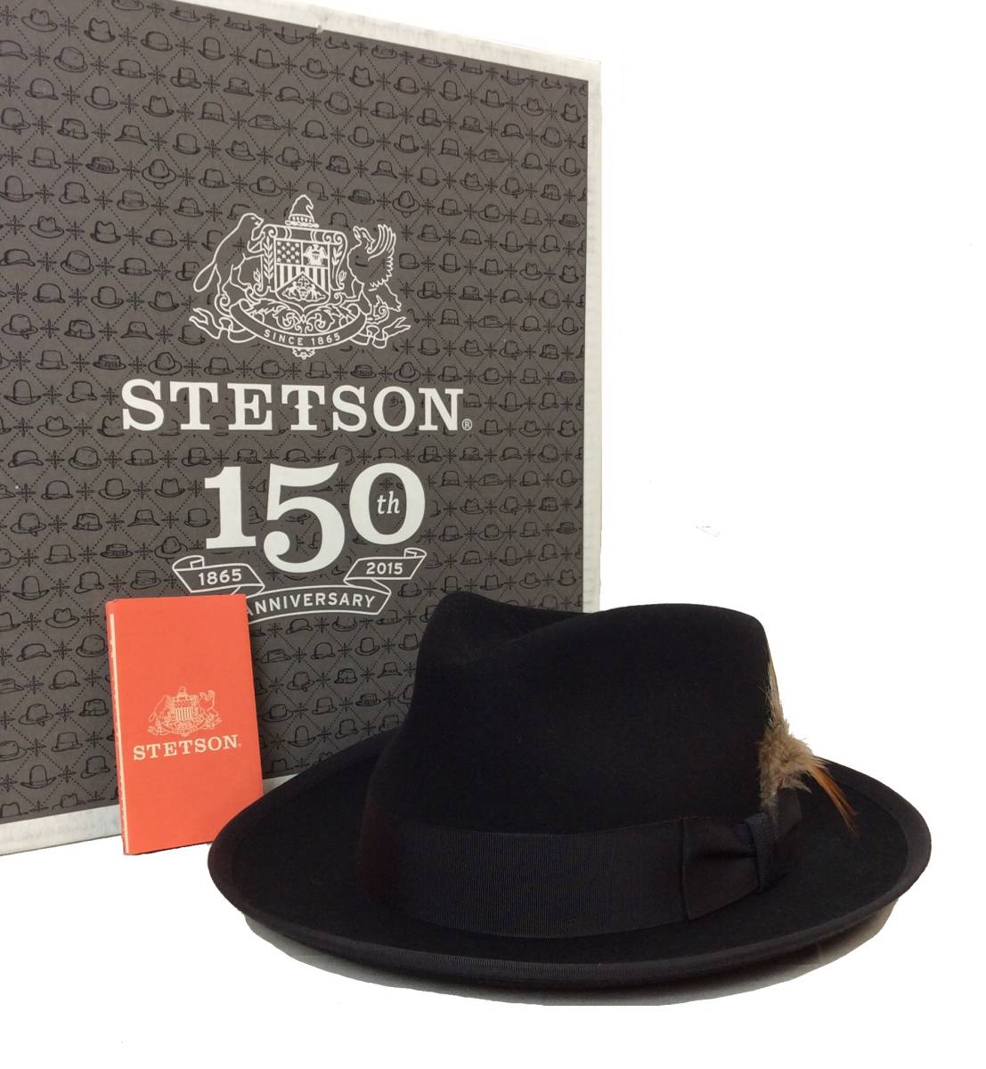 大流行中！ ステットソン STETSON 未使用 USA製 59cm 73/8 ブラック