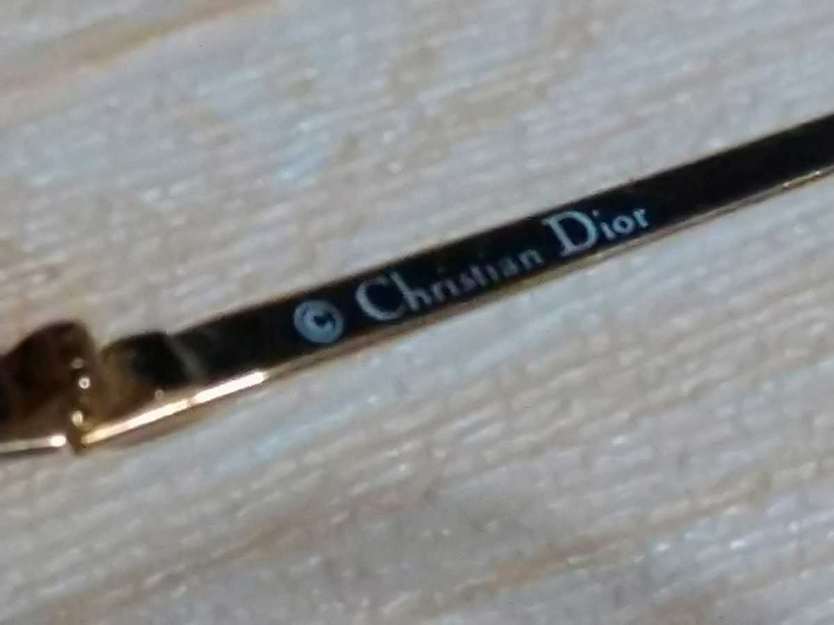  подлинная вещь! подлинный товар Christian Dior Christian Dior! солнцезащитные очки!wi винтаж! оригинал с футляром! редкий товар! модный!s1 правый 2