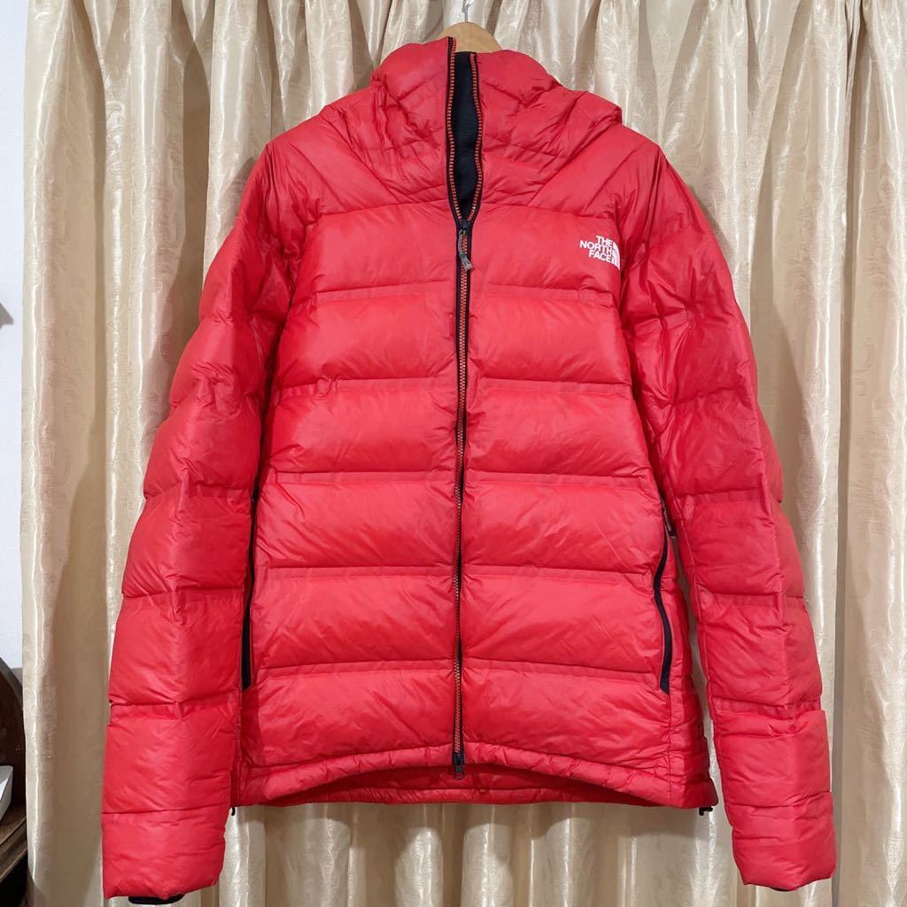 THE NORTH FACE ザノースフェイス ND91721 TRIPLEBAFFLE Belay Parka トリプルバッフル ビレイ パーカ ダウンジャケット XL レッド系 