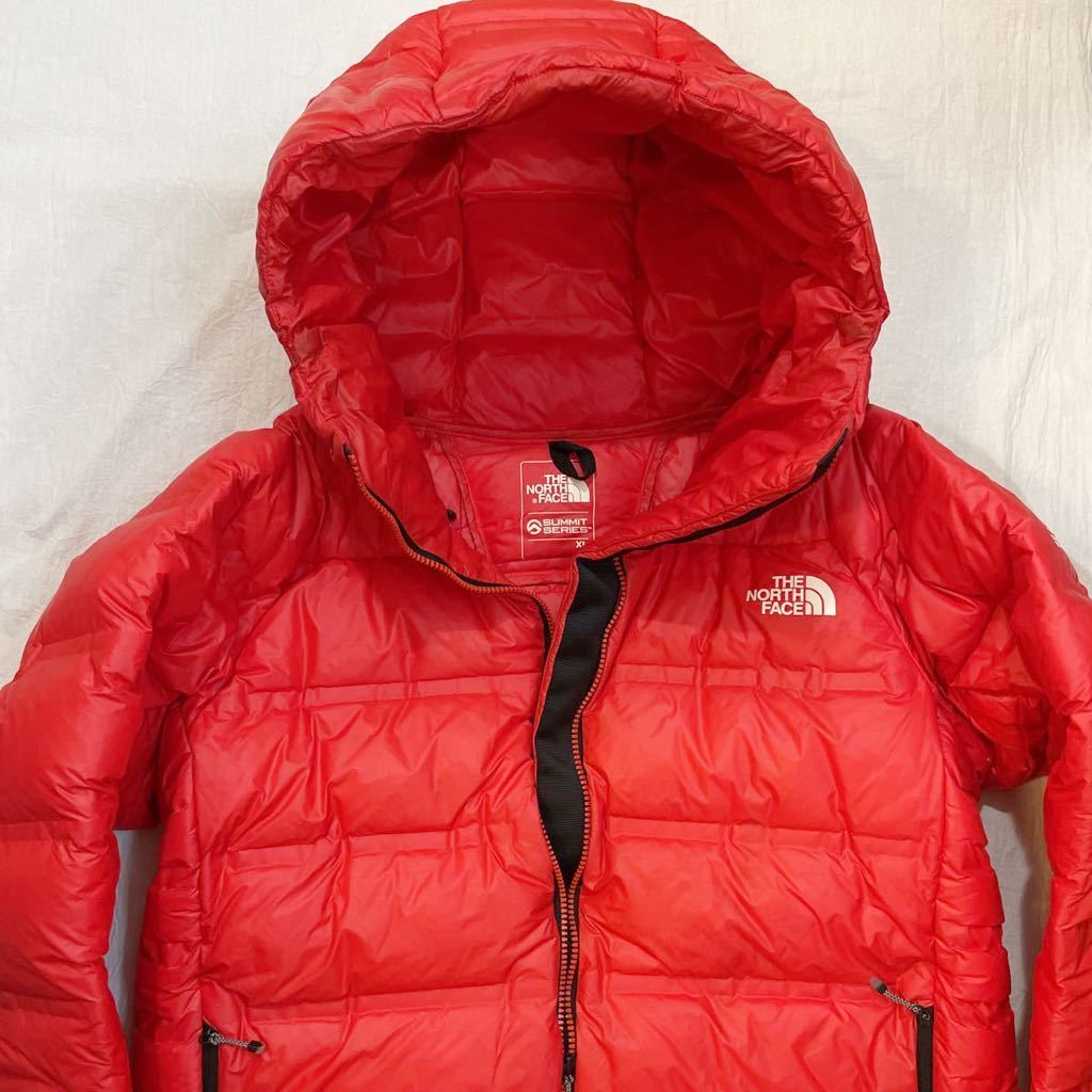 THE NORTH FACE ザノースフェイス ND91721 TRIPLEBAFFLE Belay Parka トリプルバッフル ビレイ パーカ ダウンジャケット XL レッド系 