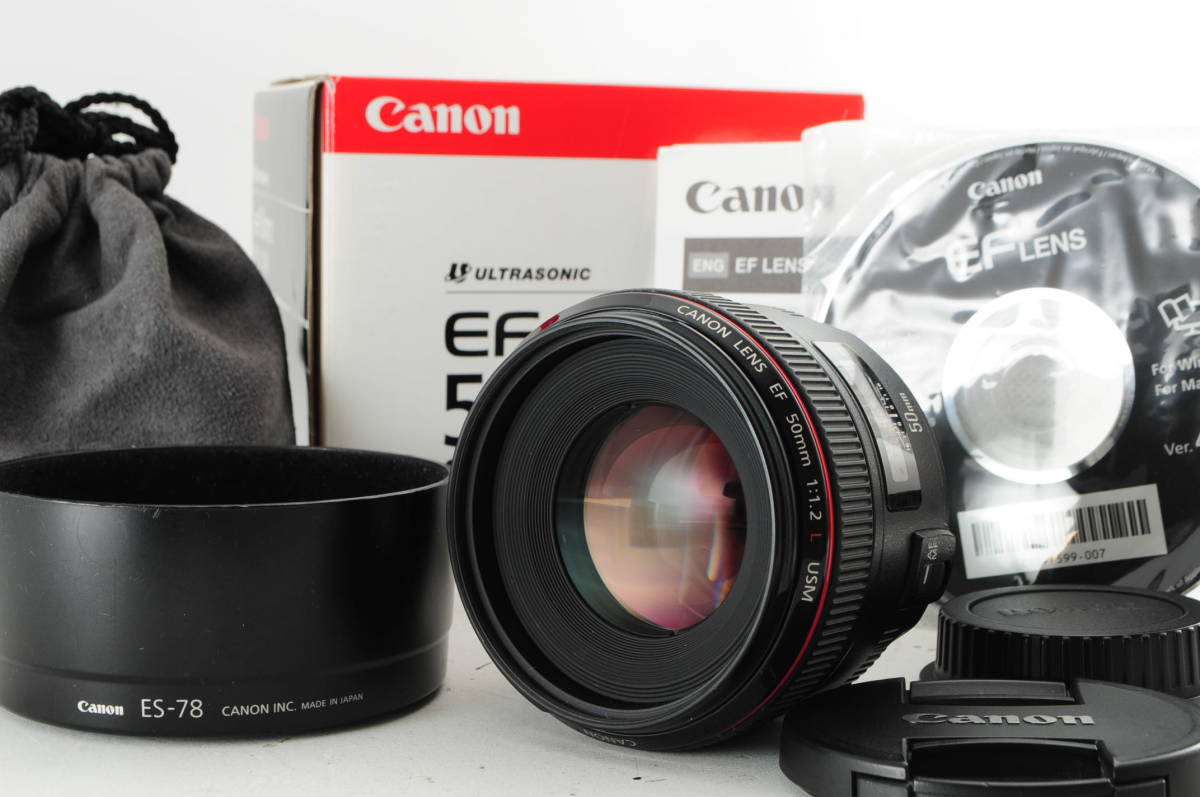 □美品□ Canon キヤノン EF 50mm F1.2 L USM ☆清潔感溢れる綺麗な