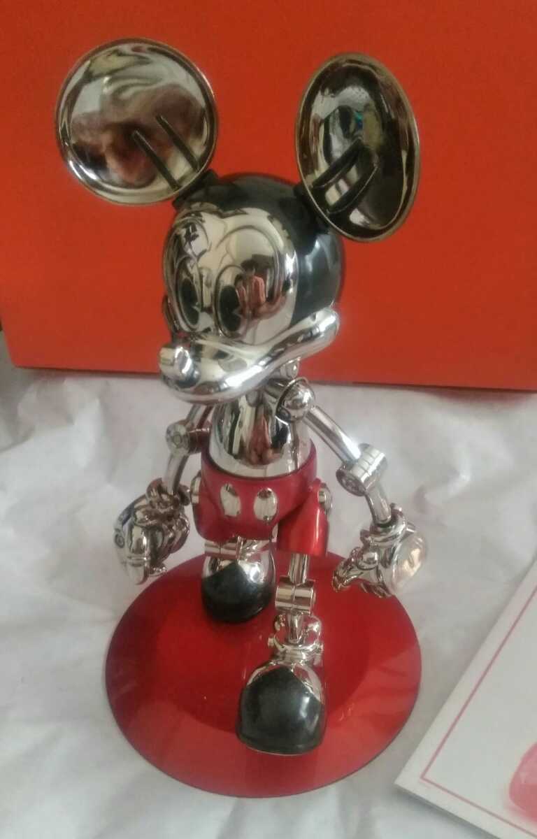 空山基 Dhyp FUTURE MICKEY Robotフューチャーミッキーカラー赤ミッキー生誕75周年1000体限定ロボットフィギュア新品！_画像3