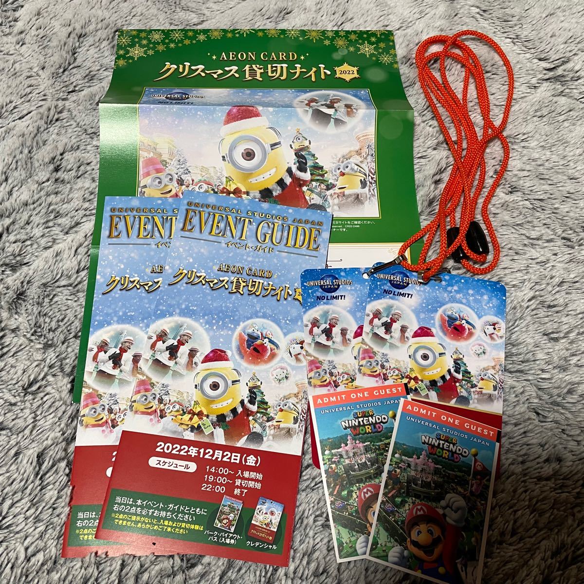 クリスマス貸切ナイト ユニバーサルスタジオジャパン USJ 2名様分 ...