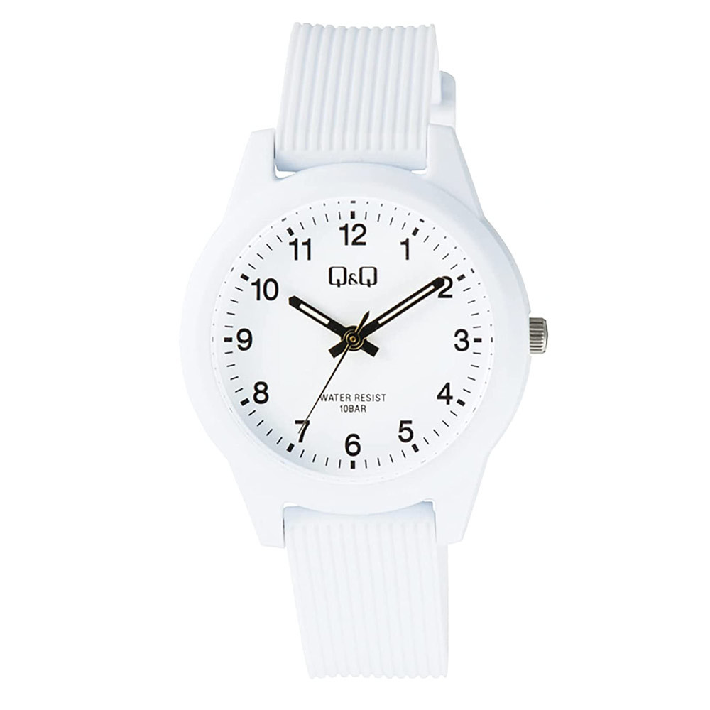 シチズン 腕時計 アナログ 日本製ムーブメント 10気圧防水 ウレタンベルト ホワイト 男女兼用 V01A-018VK/6271/送料無料_画像1