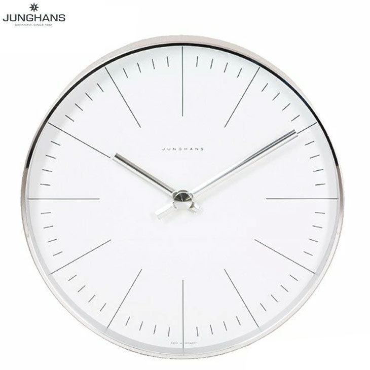 JUNGHANS ユンハンス 掛け時計 367/6049.00 マックスビル クォーツ 直径22cm ウォールクロック 掛時計