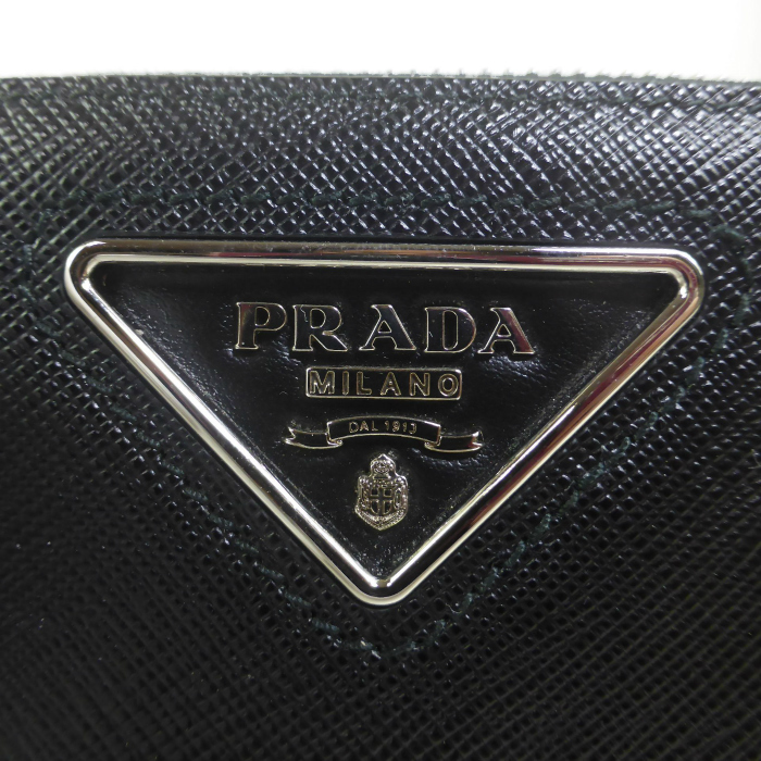 プラダ （PRADA） サフィアーノ トライアングル カード コインケース 1MM268 NERO（未使用品）