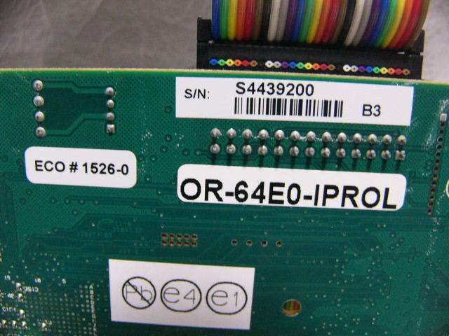 ★動作保証 DALSA X64-CL OR-64E0-IPROL CameraLinkフレームグラバボード PCIフルーサイズ_画像3