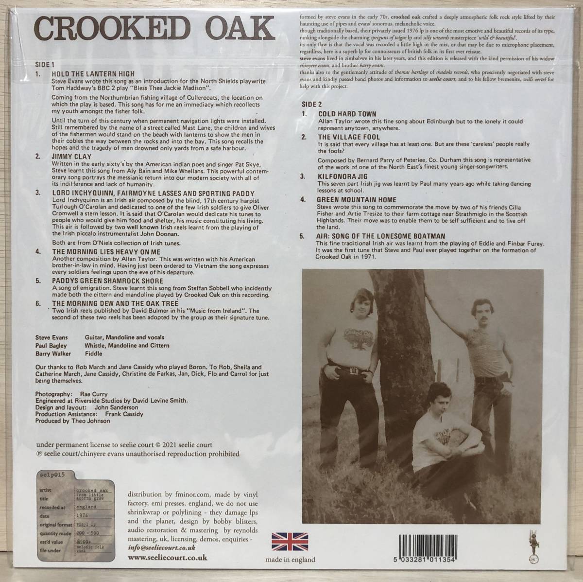 *11/LP[11629]-[ unopened ]CROOKED OAKk look do* oak *[From Little Acorns Grow]f rom * little *ei corn * Glo u