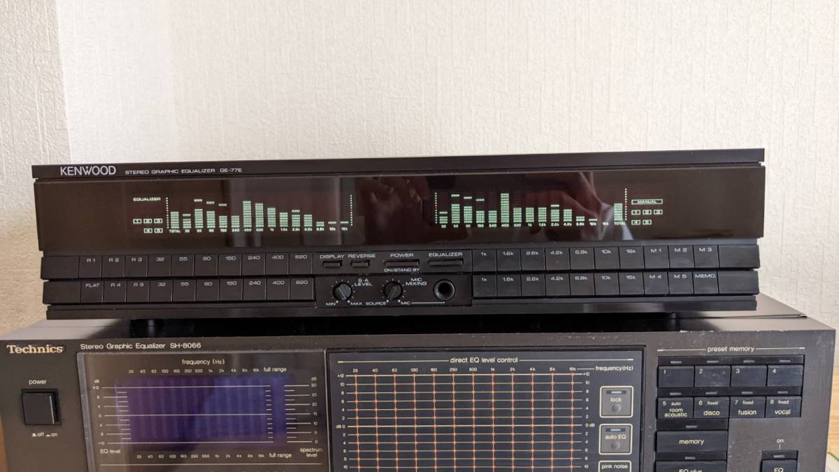 KENWOOD GE-77E 14バンド グラフィック イコライザー 2ch スペクトラム