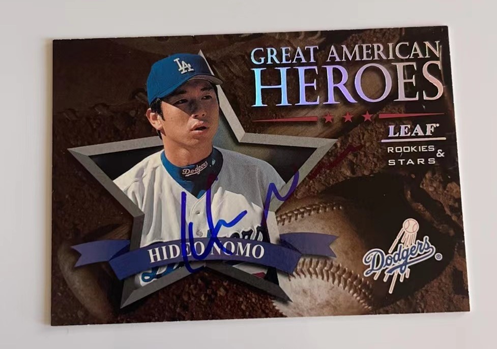 Yahoo!オークション   野茂英雄 直筆サインカード  Donruss