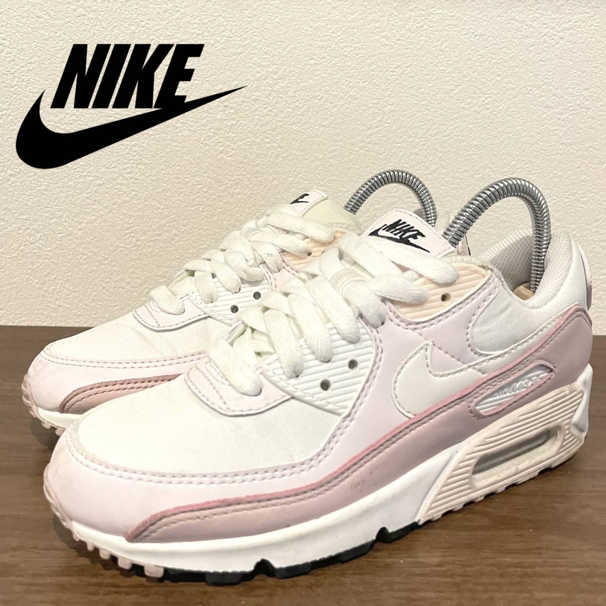 安価 ワタナベ靴NIKE WMNS AIR MAX 90 ナイキ エアマックス90 ローズピンク レディース ローカットスニーカー カジュアル ストリート CV8819-100 22.5cm