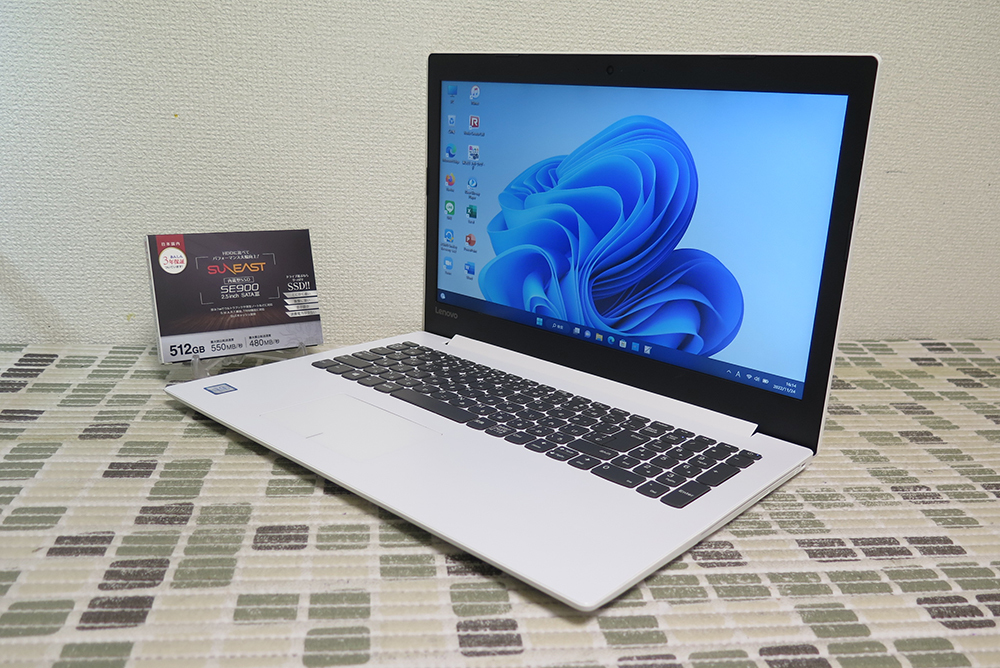 2017年6月モデル Lenovo ideapad 320【高速Core i3第6世代 爆速新品SSD512GB】最新Win11+Office2019H&B メモリ8GB/Webカメラ/HDMI/Wi-Fi