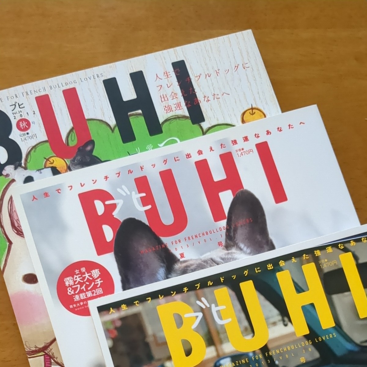 ＢＵＨＩ (vol.24 2012 秋号) (vol.27 2013夏号)(vol.28 2013 秋号)季刊誌／オークラ出版 