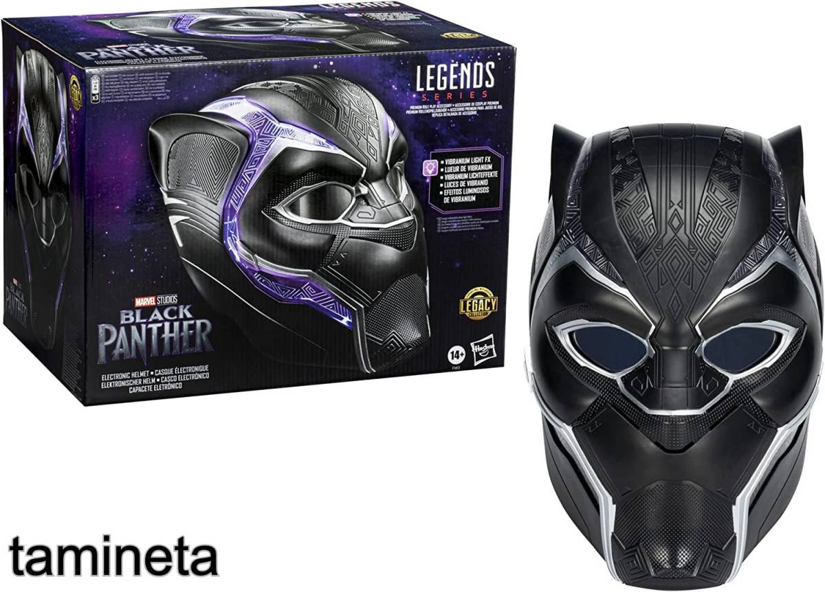 Yahoo!オークション - リアル! ブラックパンサー ヘルメット MARVEL