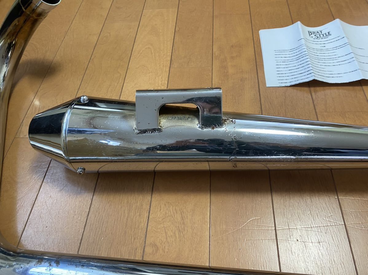 BRAT STYLE ブラットスタイル カワサキ W650 W400 DUAL MEGAPHONE