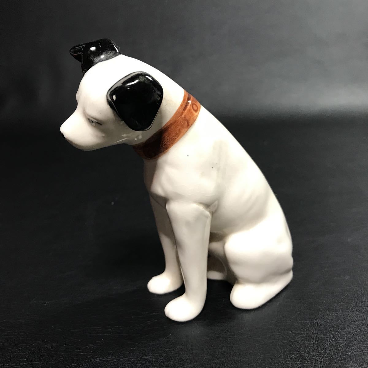 ヤフオク! - ○Victor ビクター犬 置物 陶器 ビクター ニッパー...
