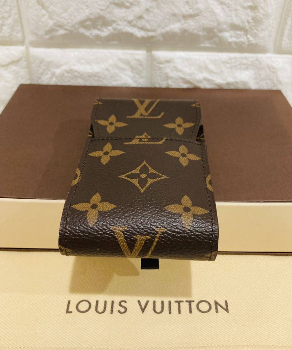 【 LOUIS VUITTON 】新品 展示品 ！ ルイヴィトン モノグラム シガレット ケース タバコケース_画像4