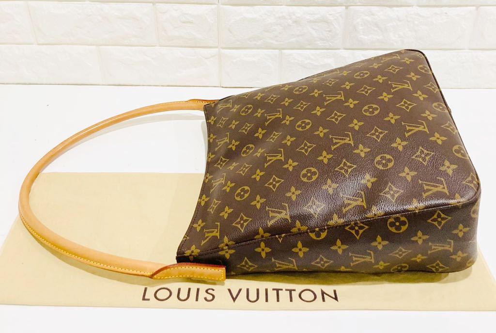 LOUIS VUITTON 未使用 ！ ルイヴィトン モノグラム ルーピング バッグ made in U.S.A_画像5