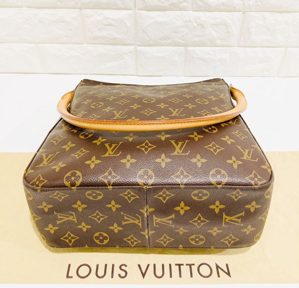 LOUIS VUITTON 未使用 ！ ルイヴィトン モノグラム ルーピング バッグ made in U.S.A_画像4