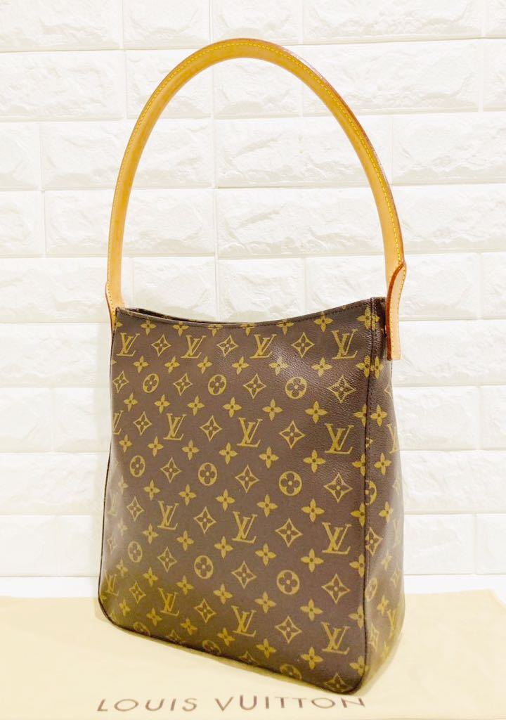 LOUIS VUITTON 未使用 ！ ルイヴィトン モノグラム ルーピング バッグ made in U.S.A_画像3