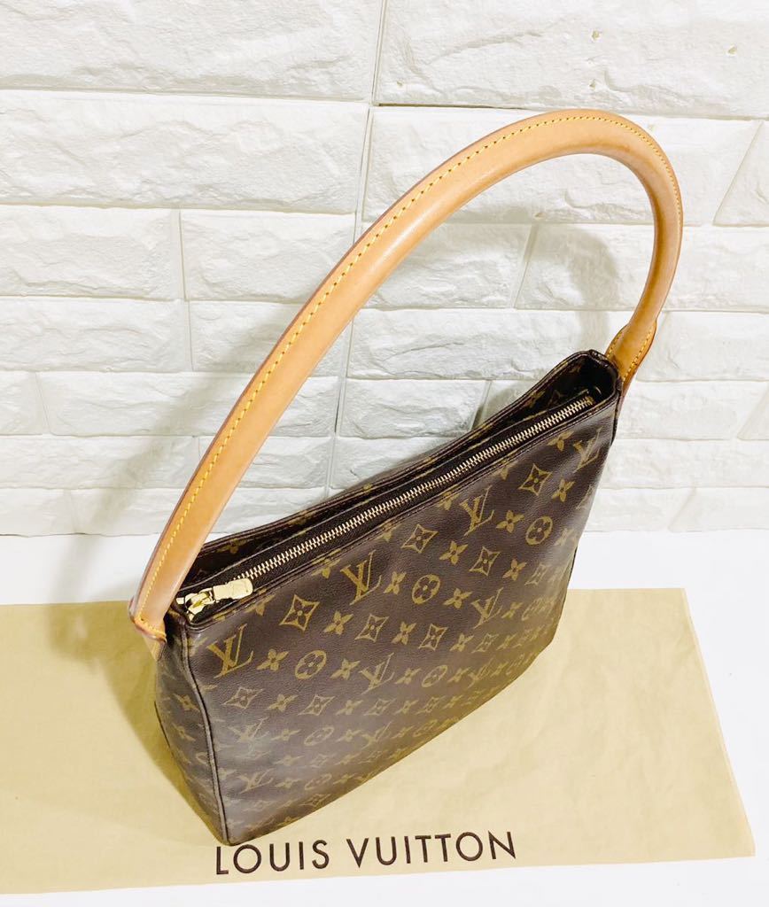 LOUIS VUITTON 未使用 ！ ルイヴィトン モノグラム ルーピング バッグ made in U.S.A_画像2