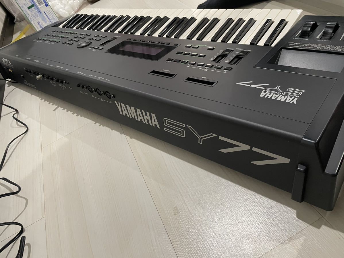 美品】YAMAHA ヤマハ SY77 シンセサイザー ハードケース付き 現状品