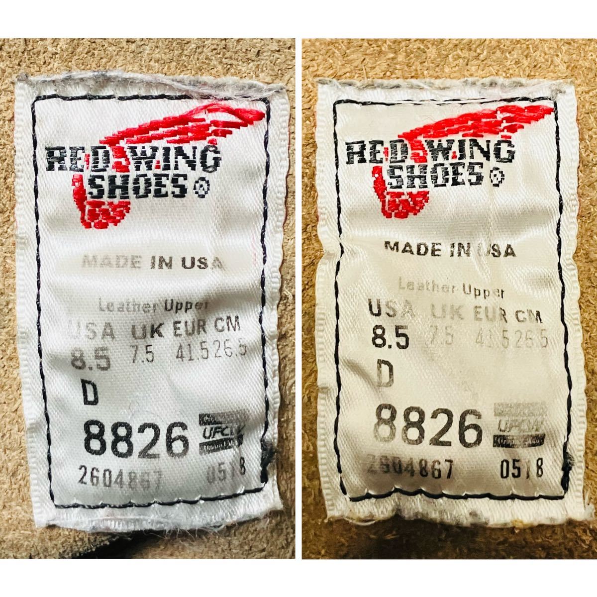 状態良好【送料無料/安心発送】RED WING レッドウィング8826 OUTING