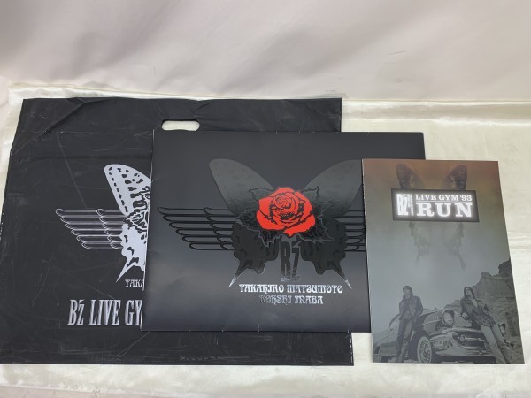 B'z LIVE-GYM '93 RUN ツアータオル 松本孝弘 稲葉浩志 studioarabiya.com