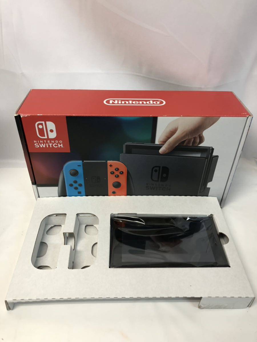 任天堂スイッチ 本体 付属品 箱あり 少々難有り 2020年購入 正規品-