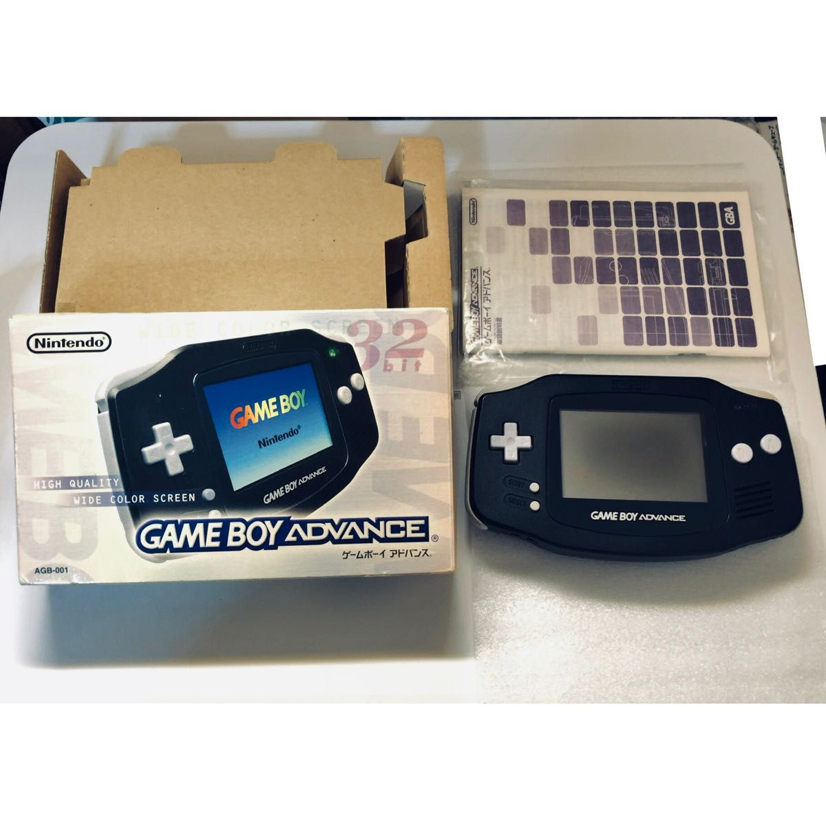 箱説あり ゲームボーイアドバンス GBA 黒 テレビゲーム ゲームボーイ