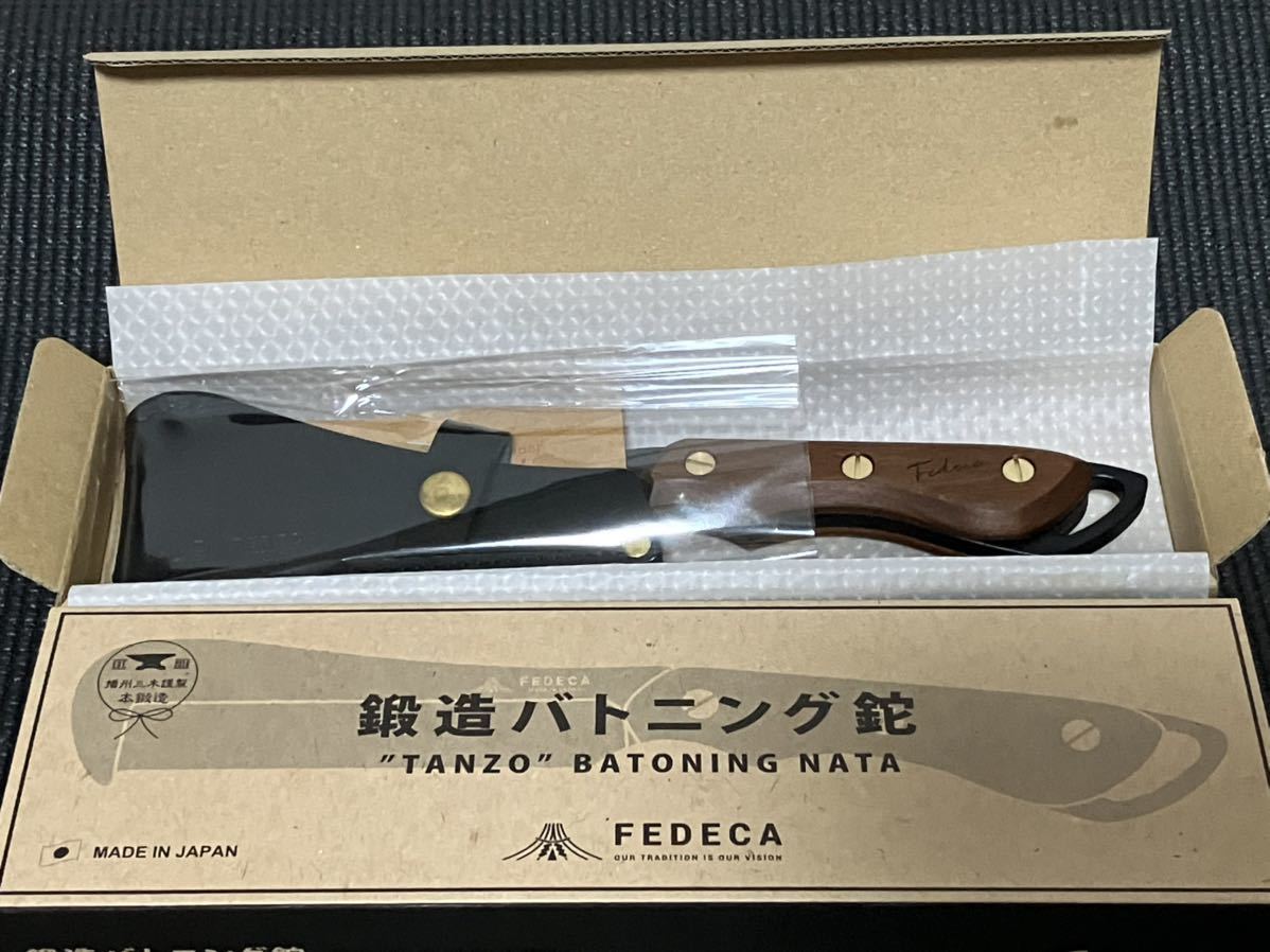 新品未開封 FEDECA 鍛造バトニング鉈 イペ TANZO BATONING NATA